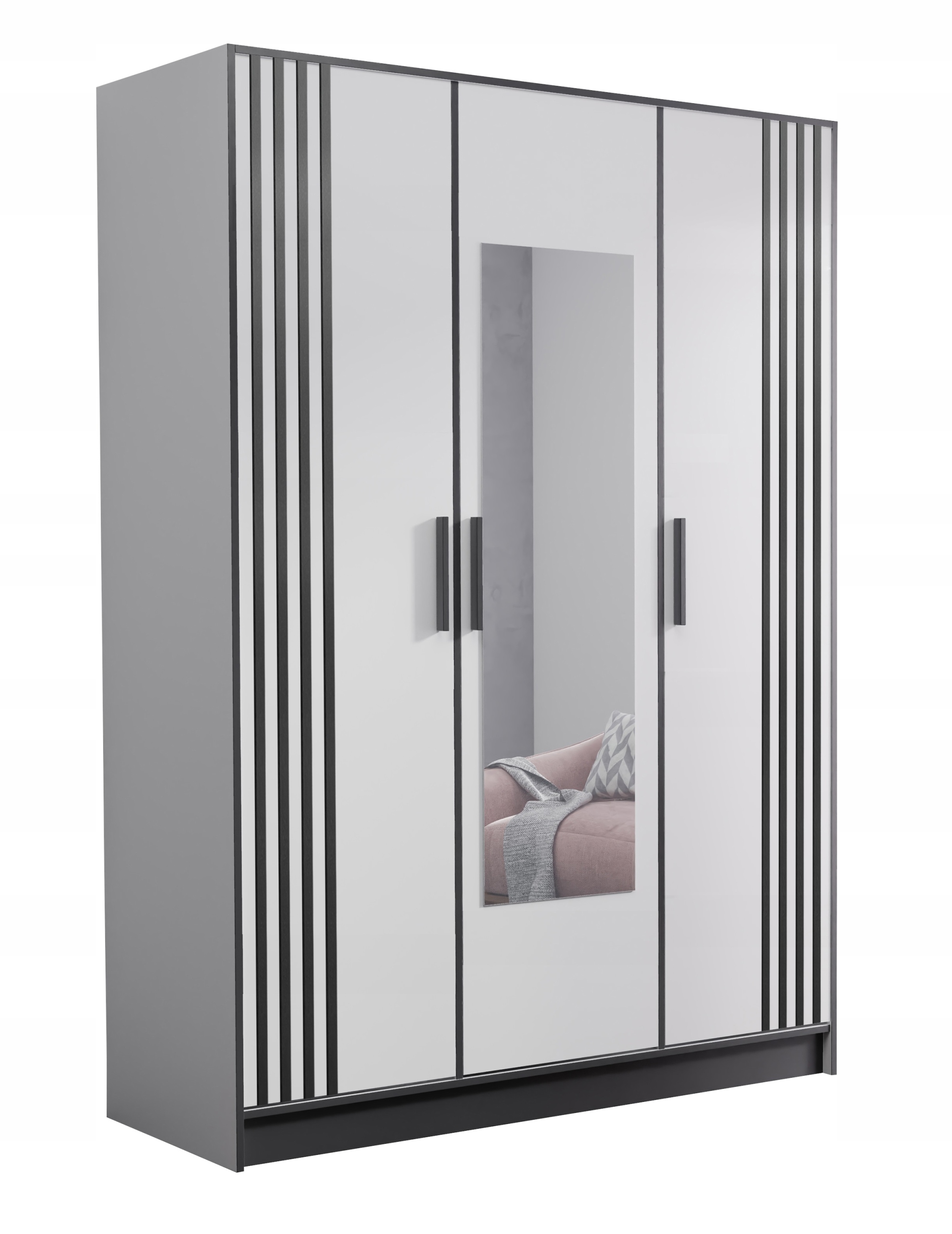 Skříň třídveřová Dior Lamel Plus 157