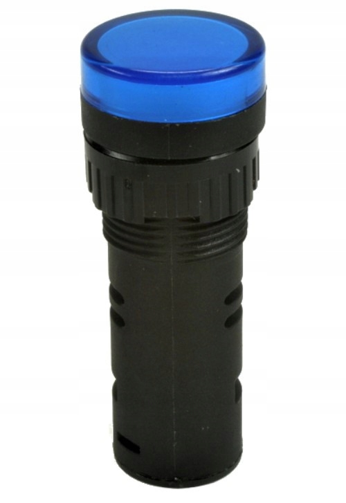 

Lampka Kontrolka Sterownicza 12V, 16mm, niebieski