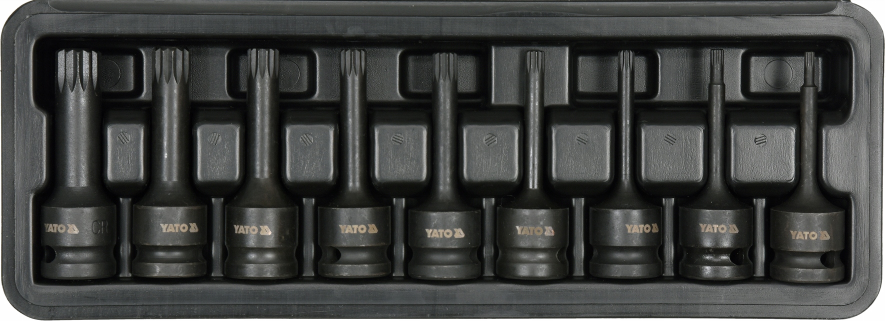 

Nasadki Udarowe 1/2'' Spline M4 M16 9EL Yato