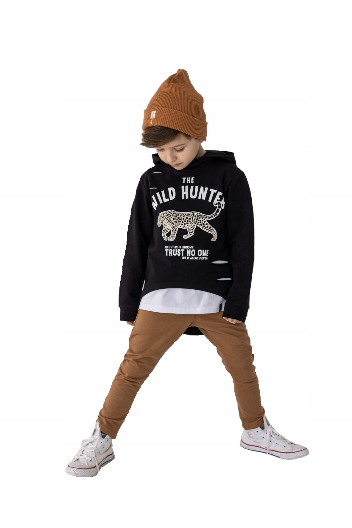 

Spodnie basic camel All For Kids 128/134
