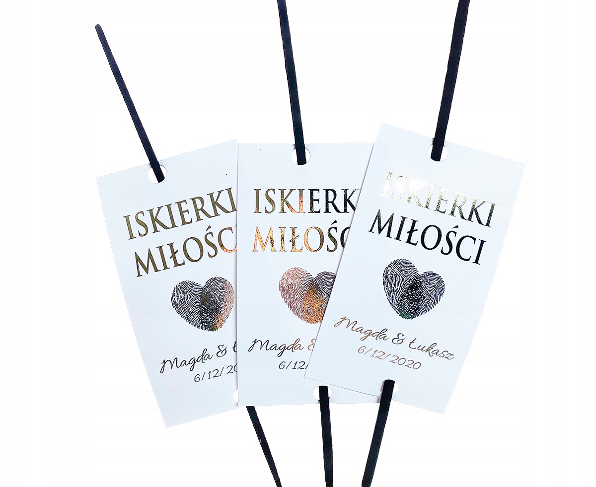

Iskierki Miłości na zimne ognie Złocone wesele