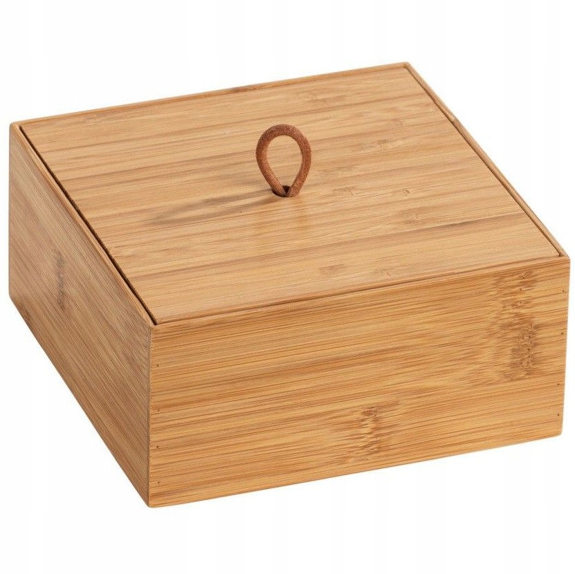 

Pudełko bambusowe Pojemnik Z Pokrywką 15x15 Wenko