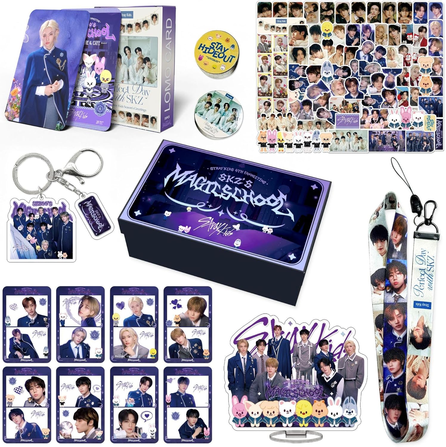 ZESTAW PUDEŁKA PREZENTOWEGO ALBUMU ROCKA STRAY KIDS