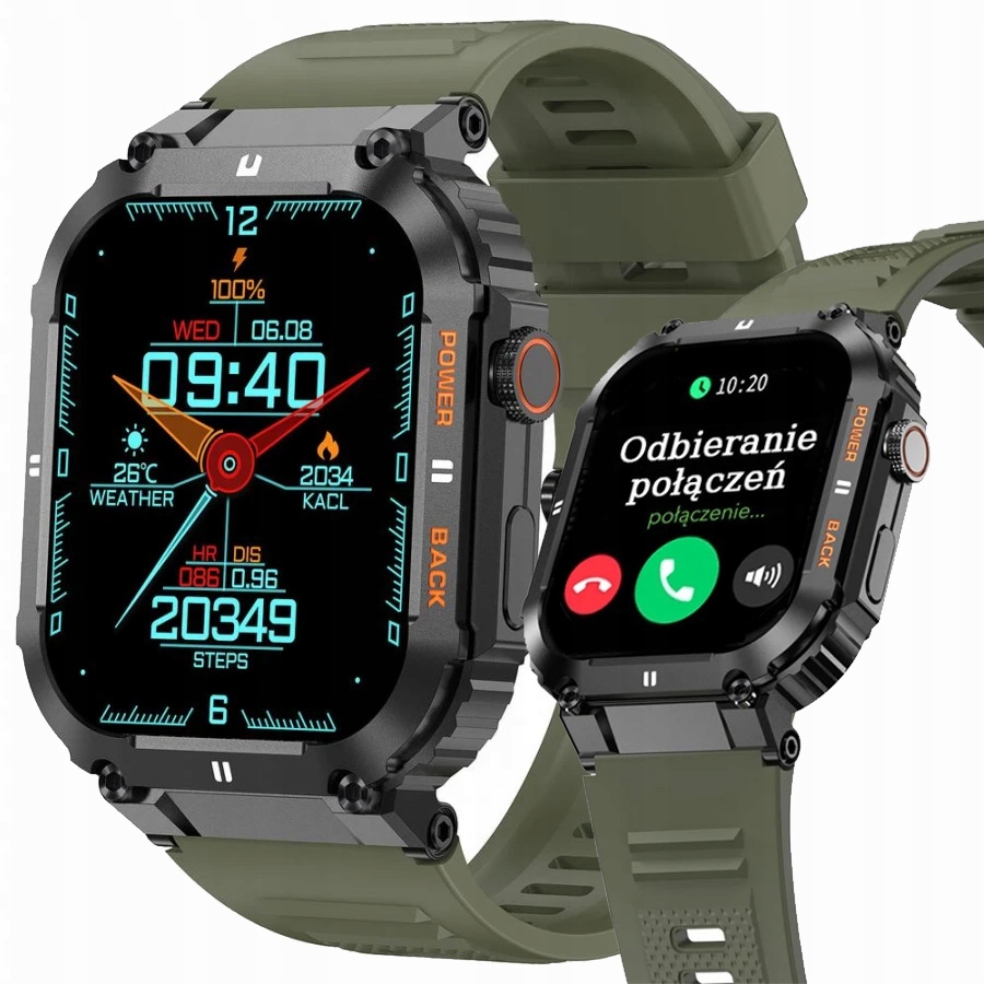 Pánské hodinky Chytré Hodinky Gravity Luton Rozhovory Kroky Sen Puls