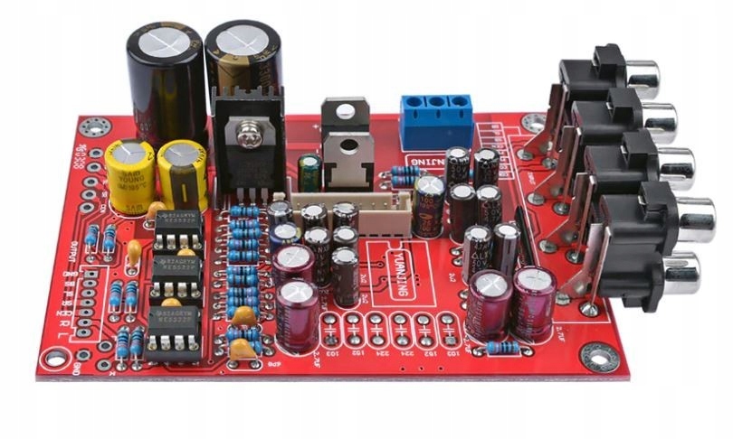 Moduł z przedwzmacniaczem audio i selektorem wejść Model Moduł z przedwzmacniaczem audio i selektorem wejść