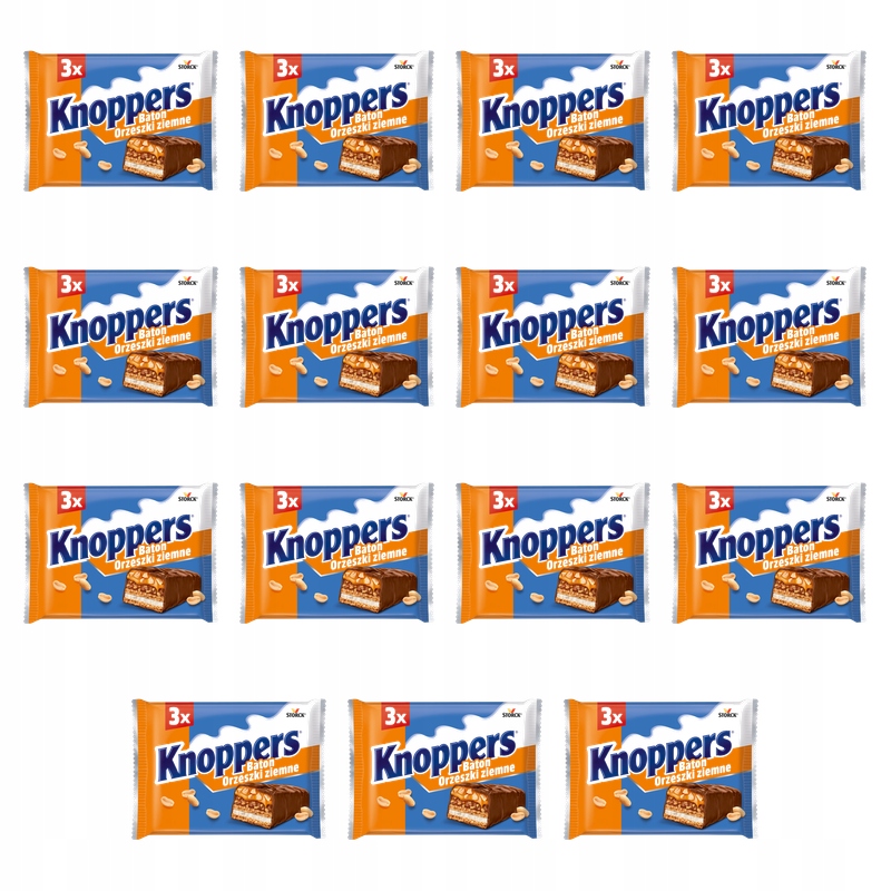 Knoppers Tyčinka Arašídy 120 g X15