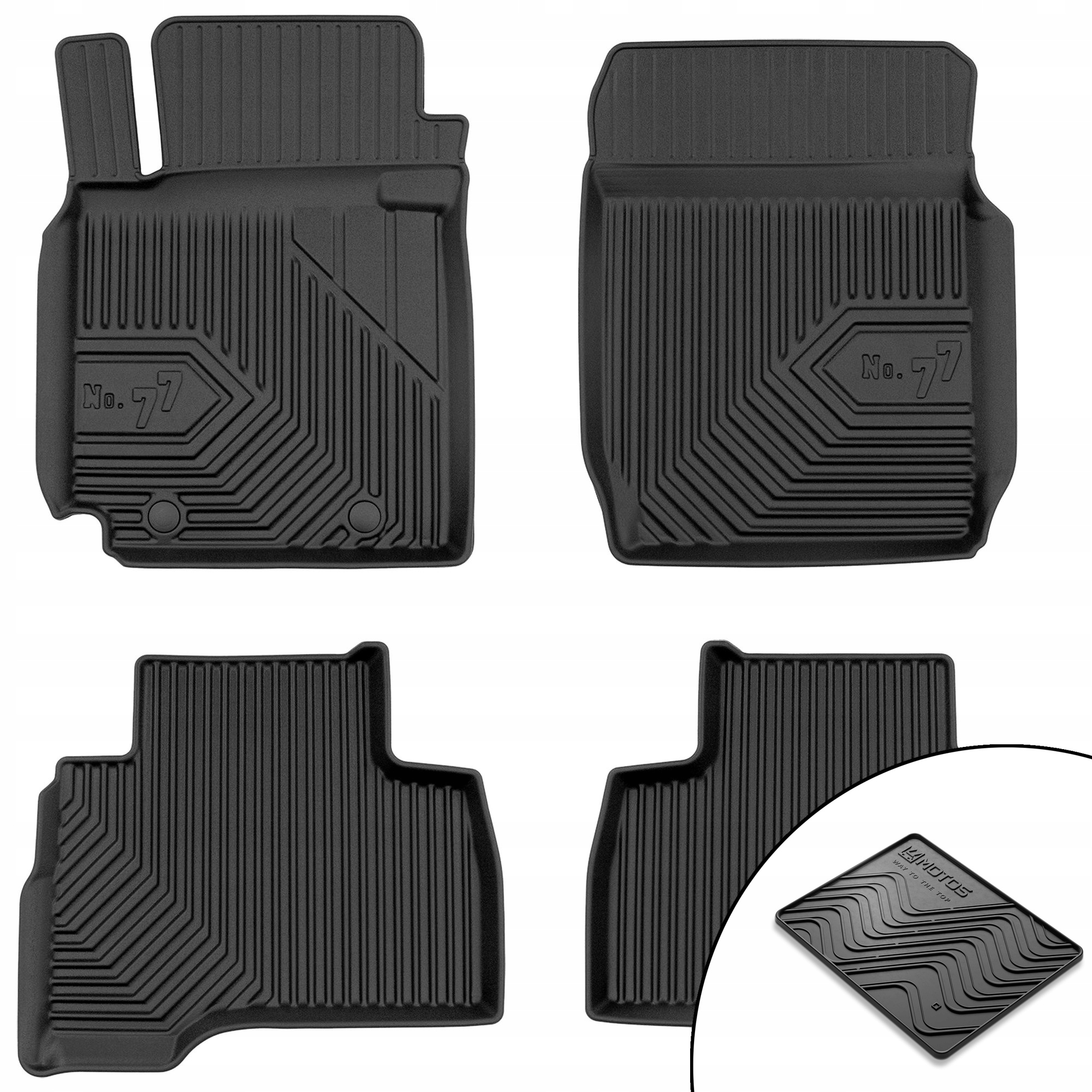 Gumové koberce č.77 Suzuki Grand Vitara II 2005-2014 podložka bonus