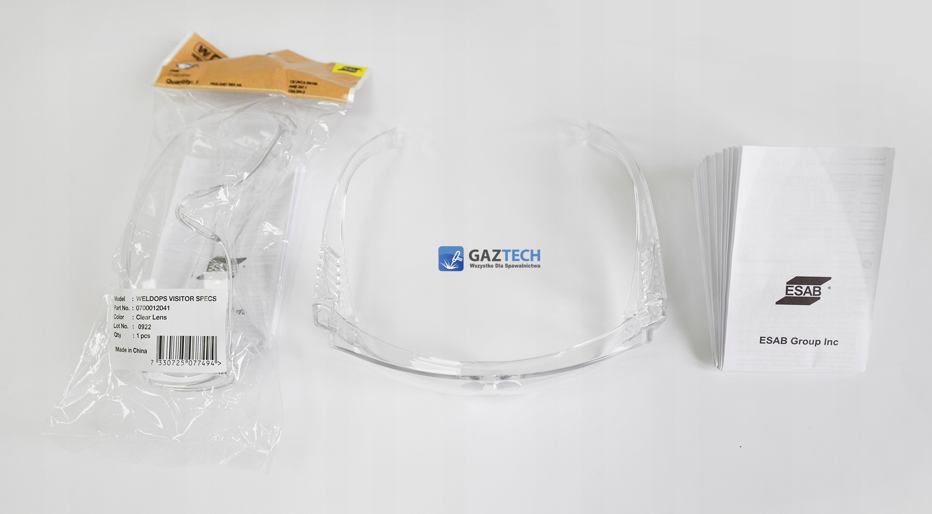 ESAB GOGLE OKULARY PRZECIWODPRYSKOWE OCHRONNE Marka ESAB