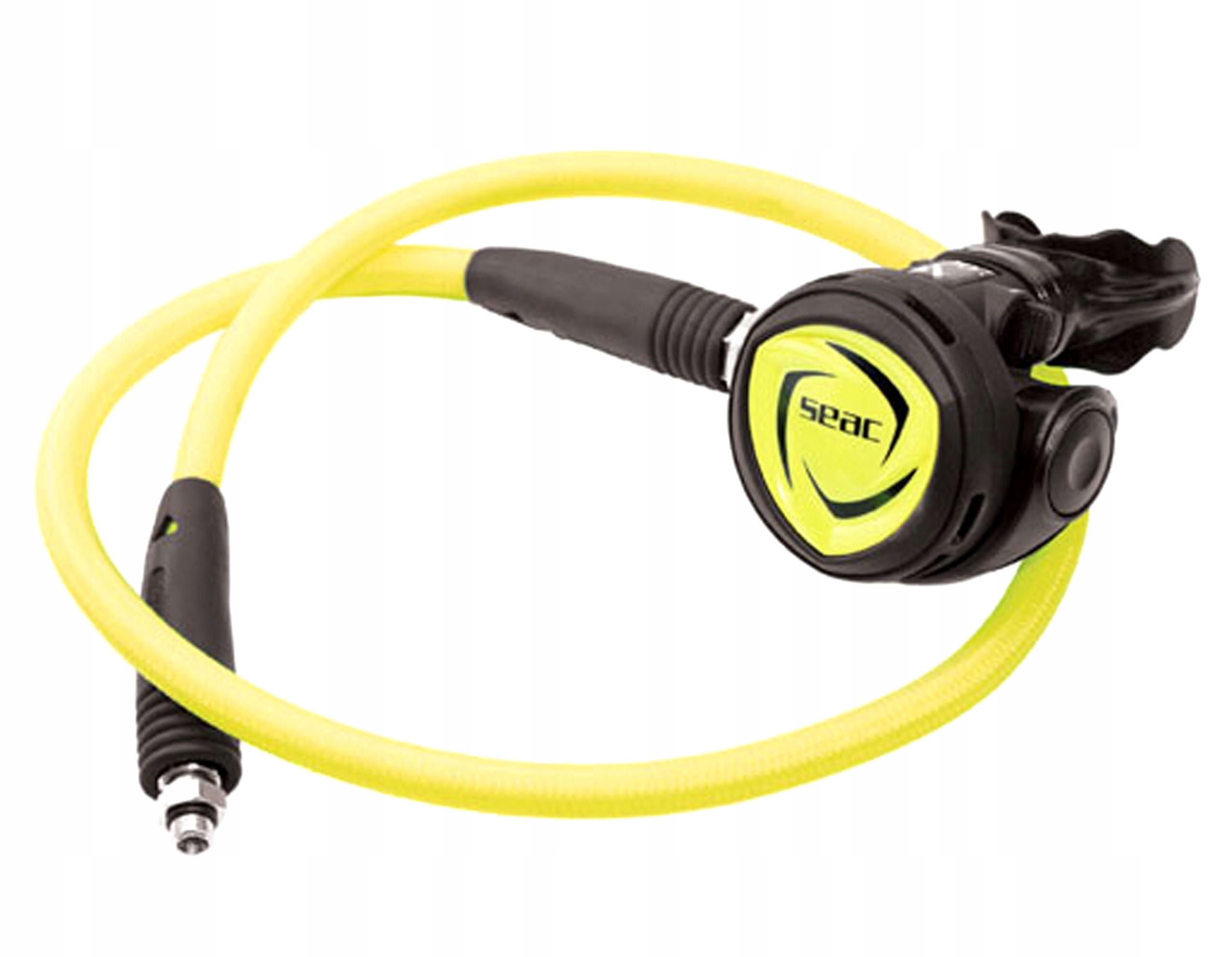 Octopus Seac X100 z regulacją II stopień żółty wąż w oplocie 100 cm