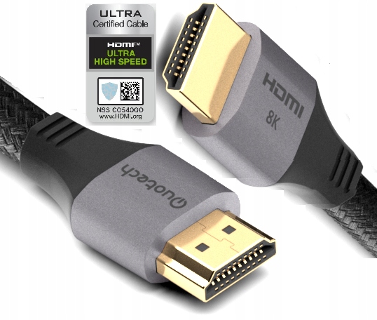 

Kabel Hdmi 2.1 Premium 8K 60Hz 48Gbps Quotech 1,5m