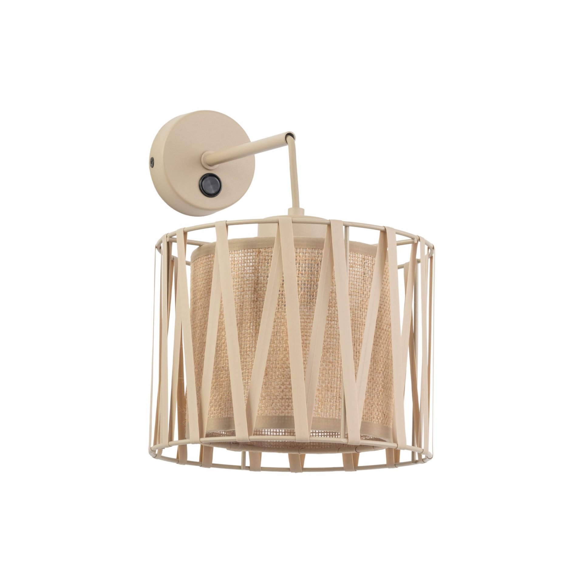 Nástenné svietidlo Béžová Harmony s vypínačom Klasické Tk Lighting