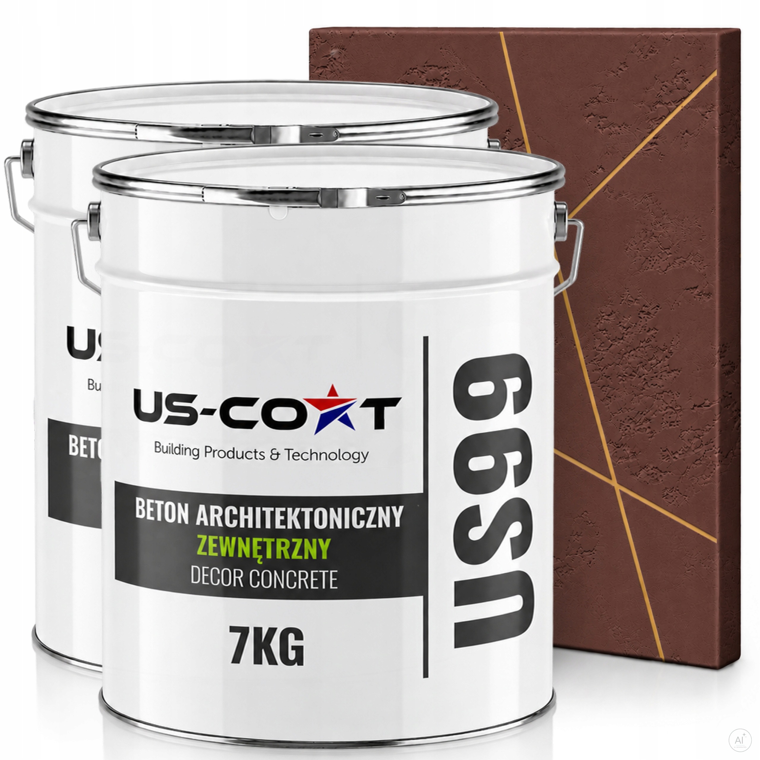 Fasádní Omítka S Betonu 2x7KG Stará Cihla F326 Hotová Hmota Zeď
