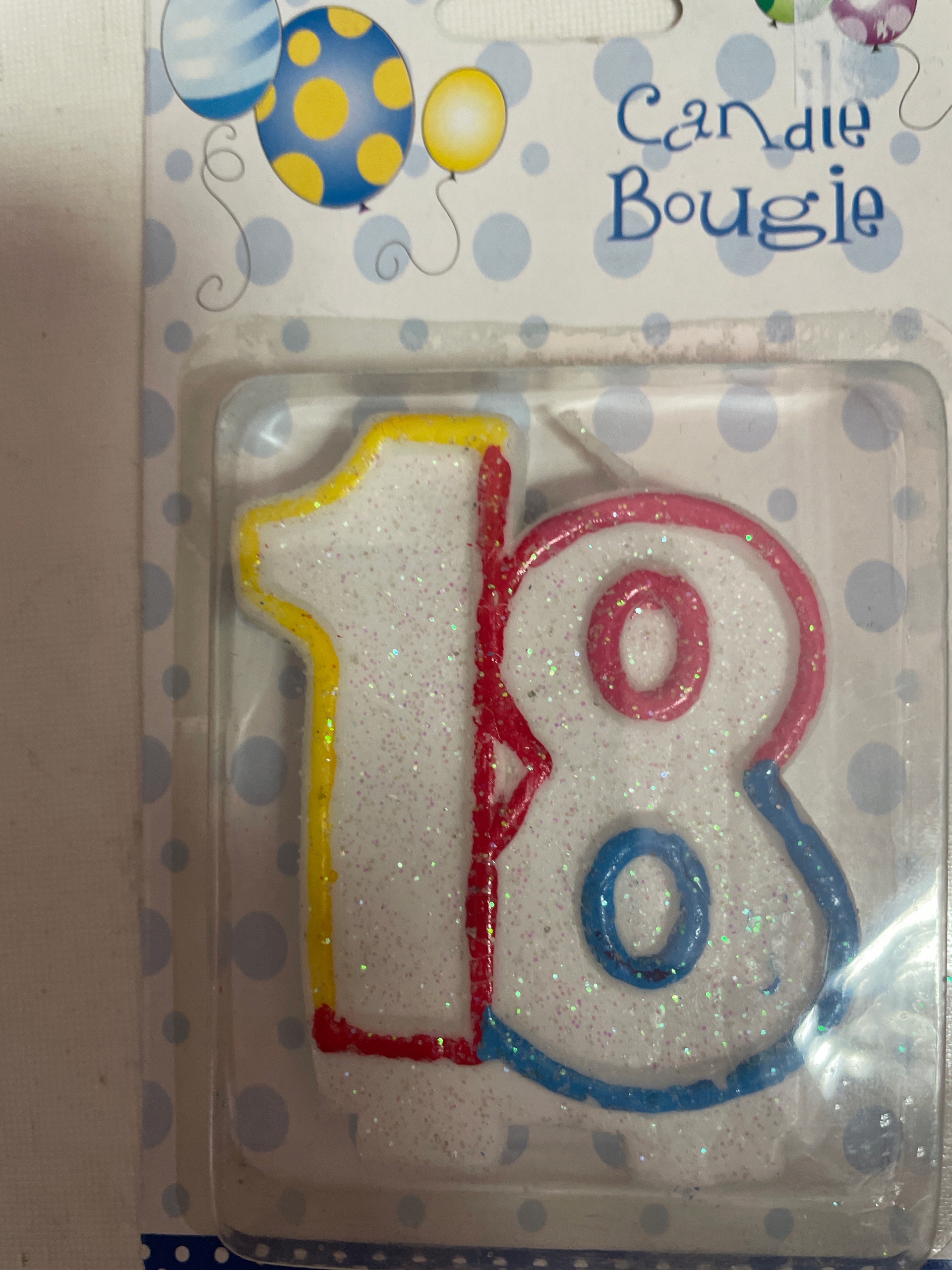 świeczka urodzinowa ''18'' | SW-287M — 2