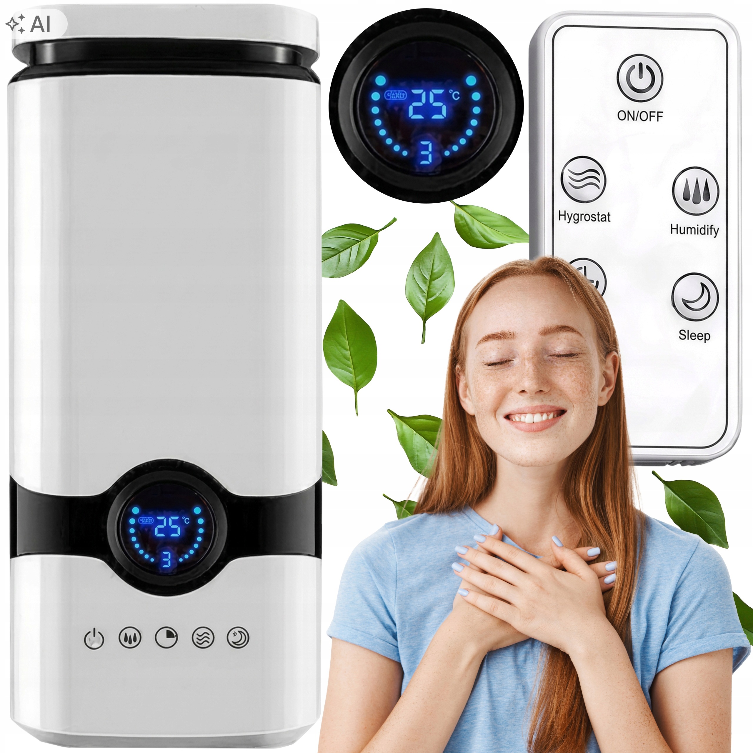 Zvlhčovač vzduchu Smart Home automatický Aromaterapie Pilot