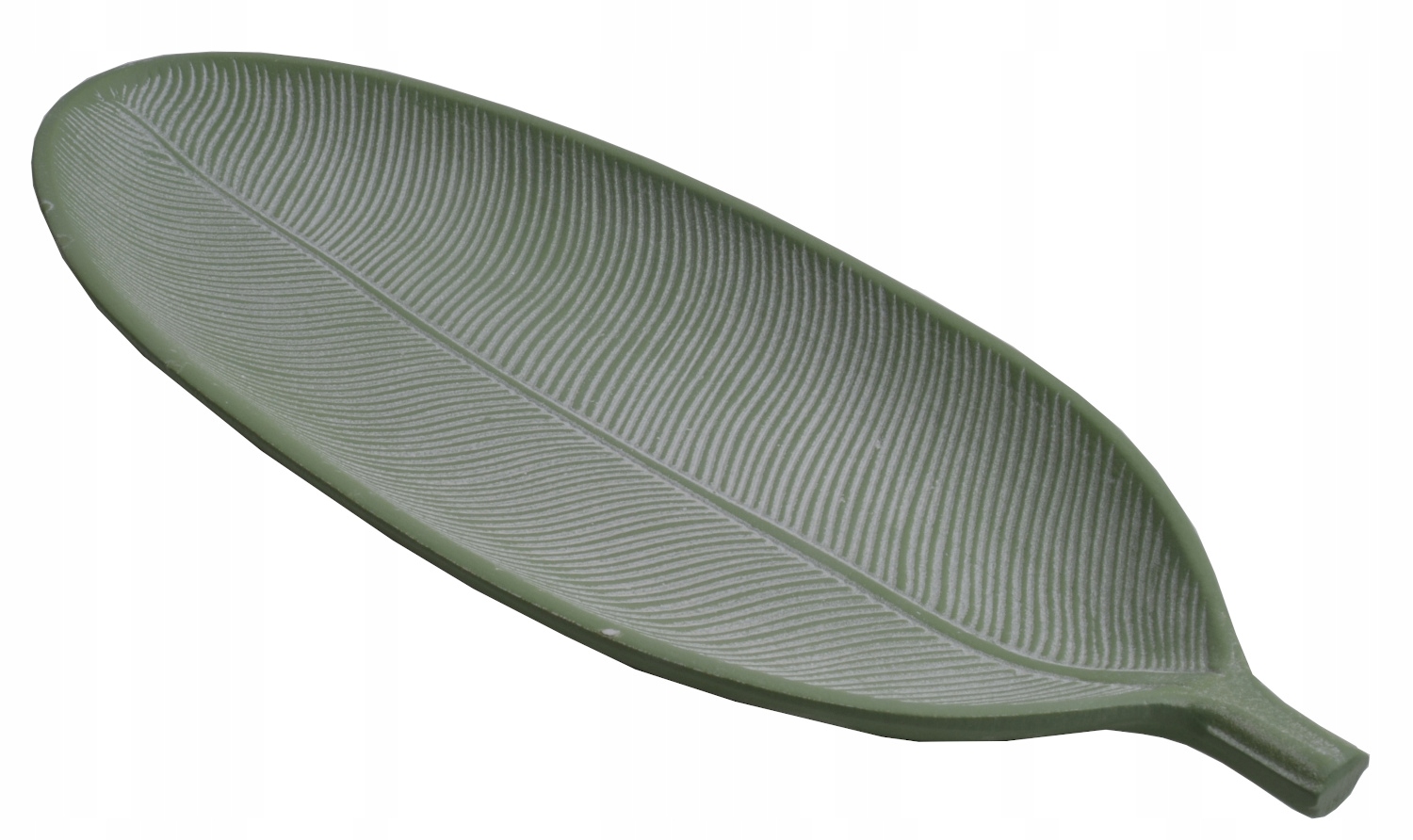 

Patera rawier zielony liść 40 x 15cm ozdoba talerz