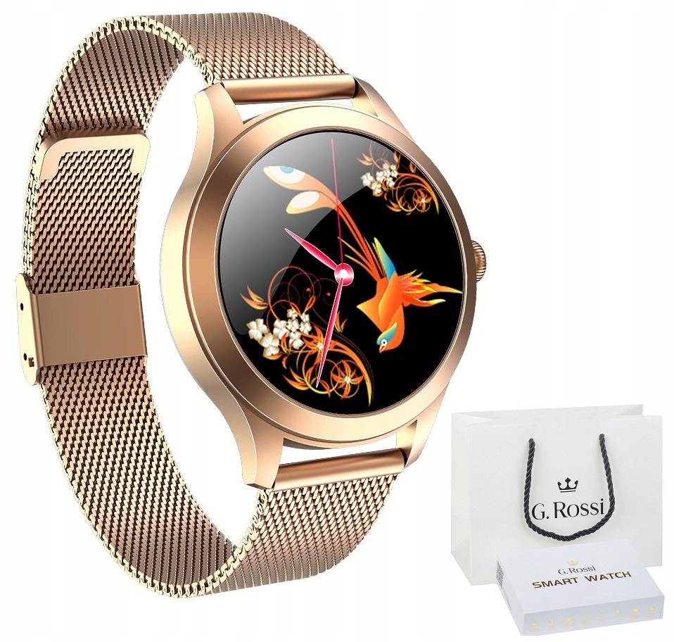 

Zegarek Smartwatch Damski Ciśnienie I Tlen We Krwi