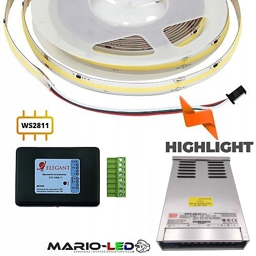 Led koridorový set Cob Led pásik 20 m diaľkový ovládač