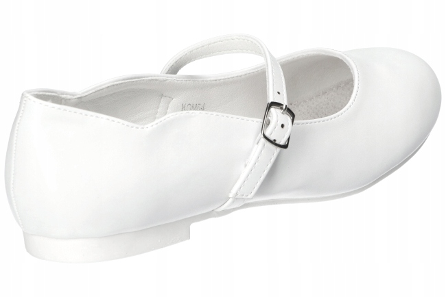 AMERICAN CLUB KOM64 BUTY KOMUNIJNE BALERINKI BUTY GALOWE PANTOFLE BIAŁE 37 Rozmiar 37