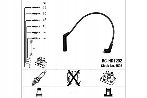 Ngk Výškové Kabely Hyundai Getz 1,3 00- Asistent řidiče #28