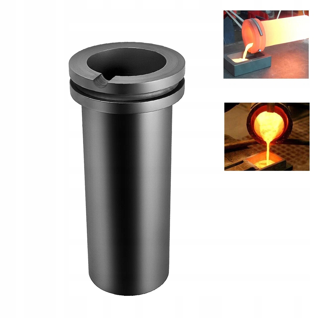 3KG Grafitový Kelímek Kelímek na tavení kovů Grafitový odlévací