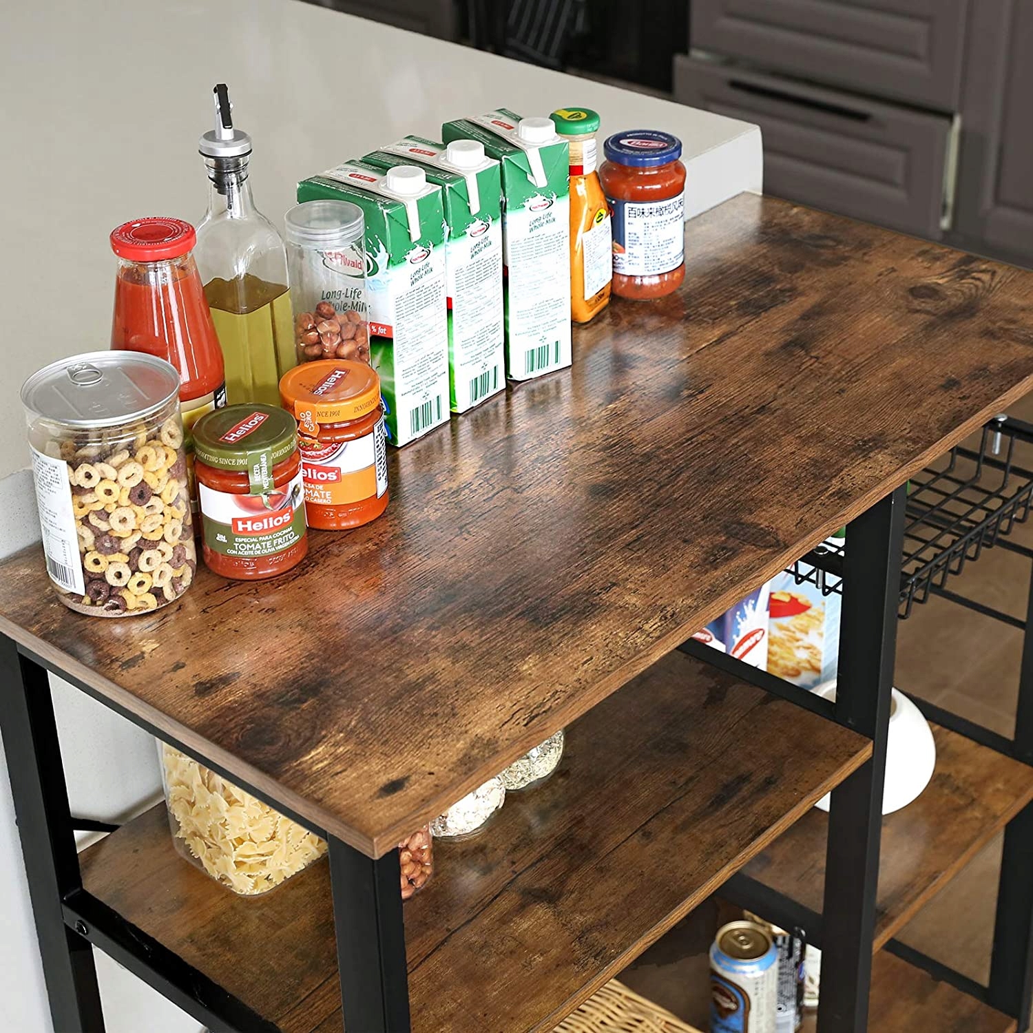 Szafka kuchenna vintage rustykalna industrial LUX Głębokość mebla 40 cm