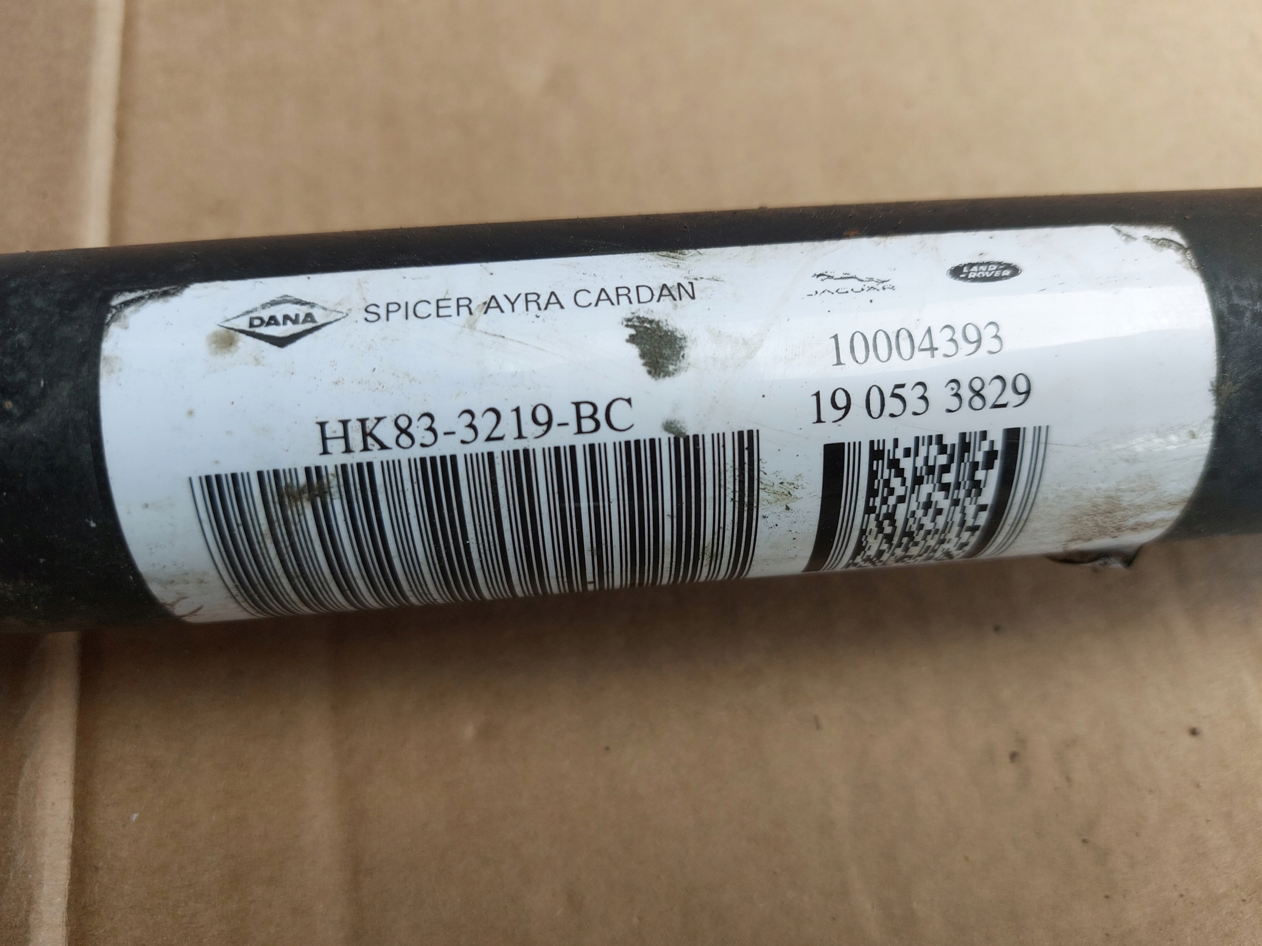 VELAR L560 2.0 B cardan front HK83-3219-BC 19r