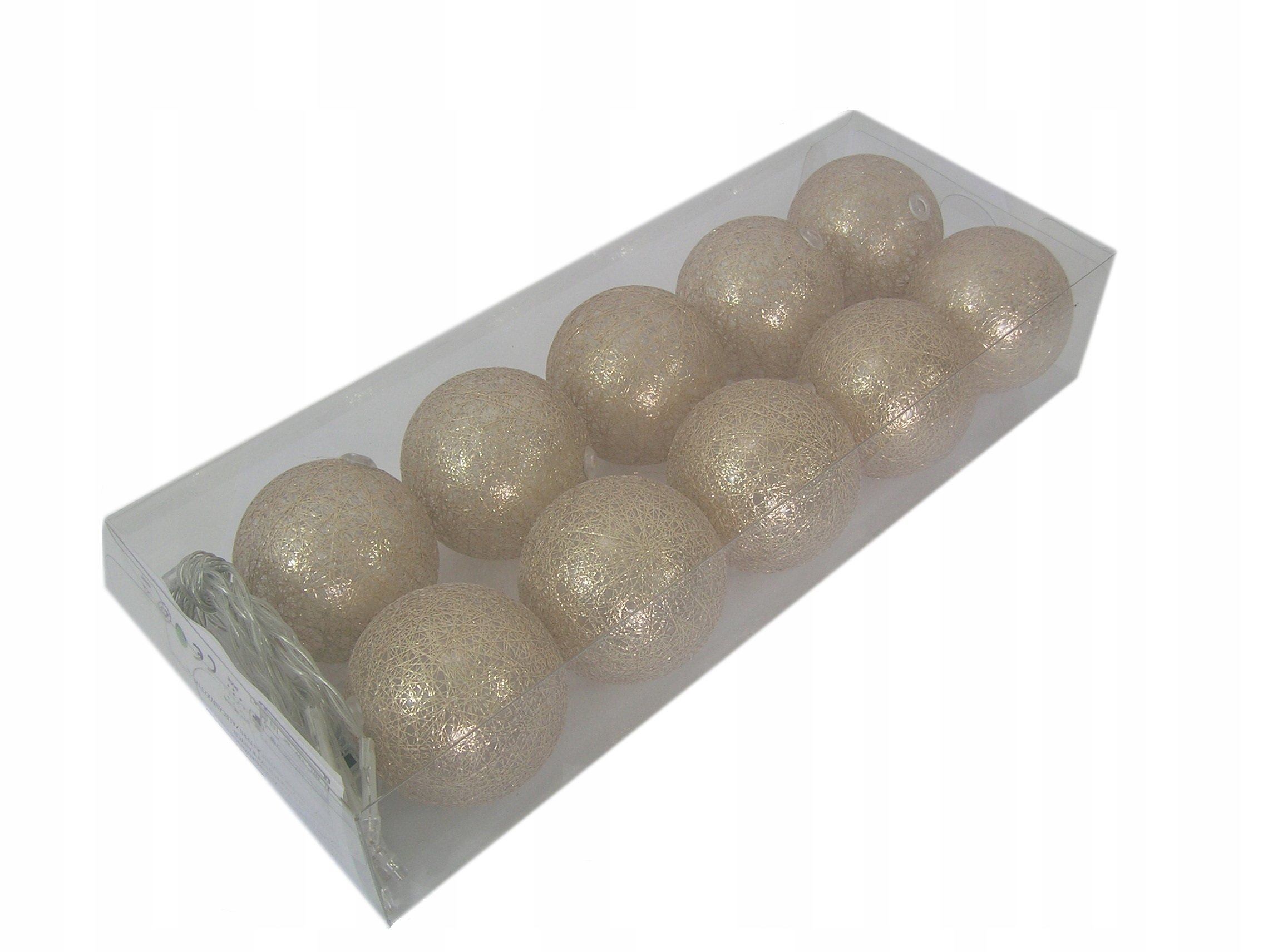 ŚWIECĄCE KULKI SZAMPAŃSKIE KULE ŚWIECĄCE