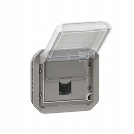 Nové Plexo Zásuvka RJ45 Ftp kategorie 6, mechanismus šedá Legrand 069569L