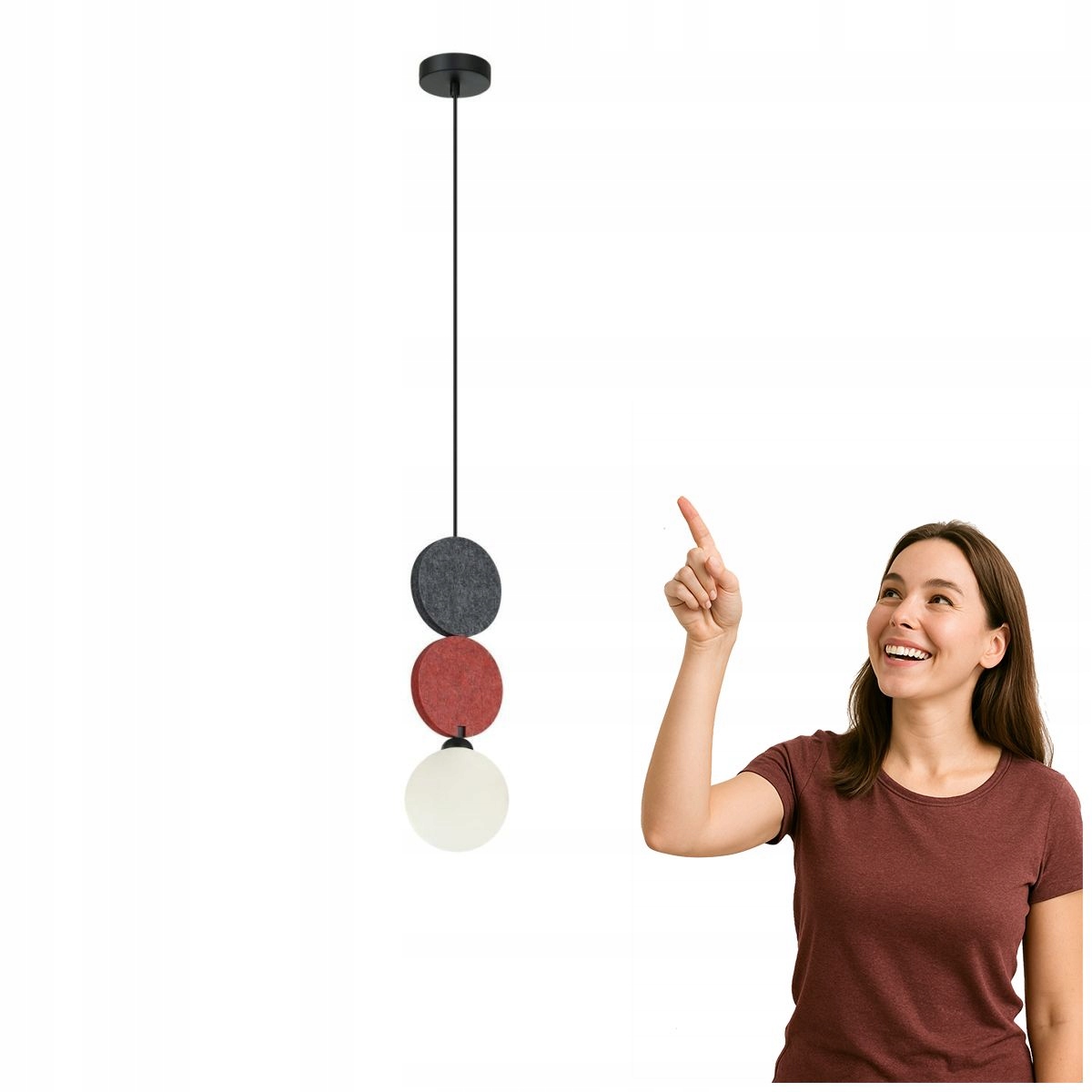 Závěsná lampa Andrea PND-59779A-1S-MLTI Italux