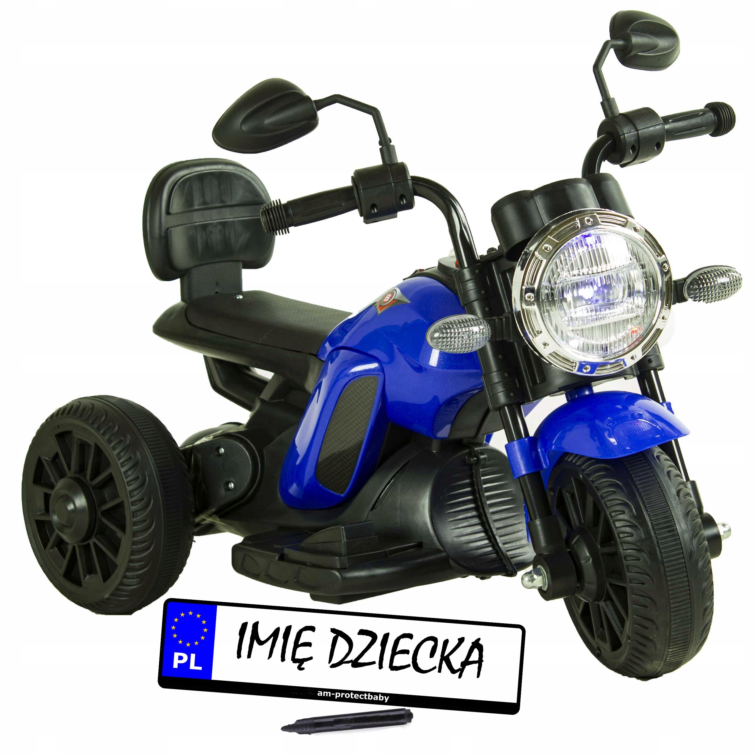 

Motor Na Akumulator Dla Dzieci Muzyka Led Motorek
