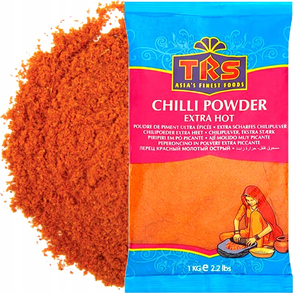 Levně Koření Chilli papričky v prášku 1 kg Chilli Powder Extra Hot 1000 g Trs