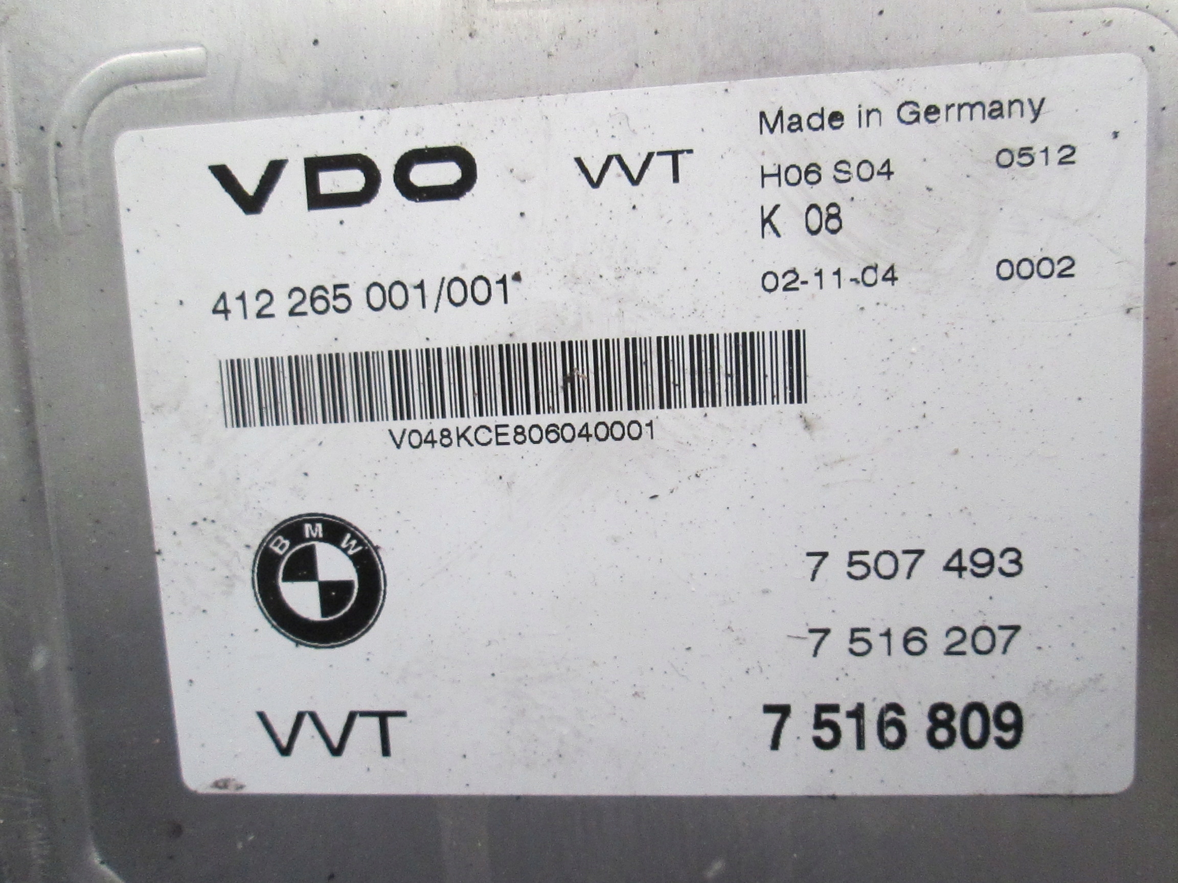 BMW E46 316 318 N42 computer Centralina modulo VDO