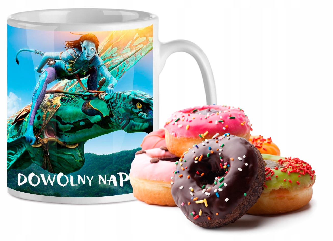 Kubek z motywem AVATAR 2 + Imię GRATIS