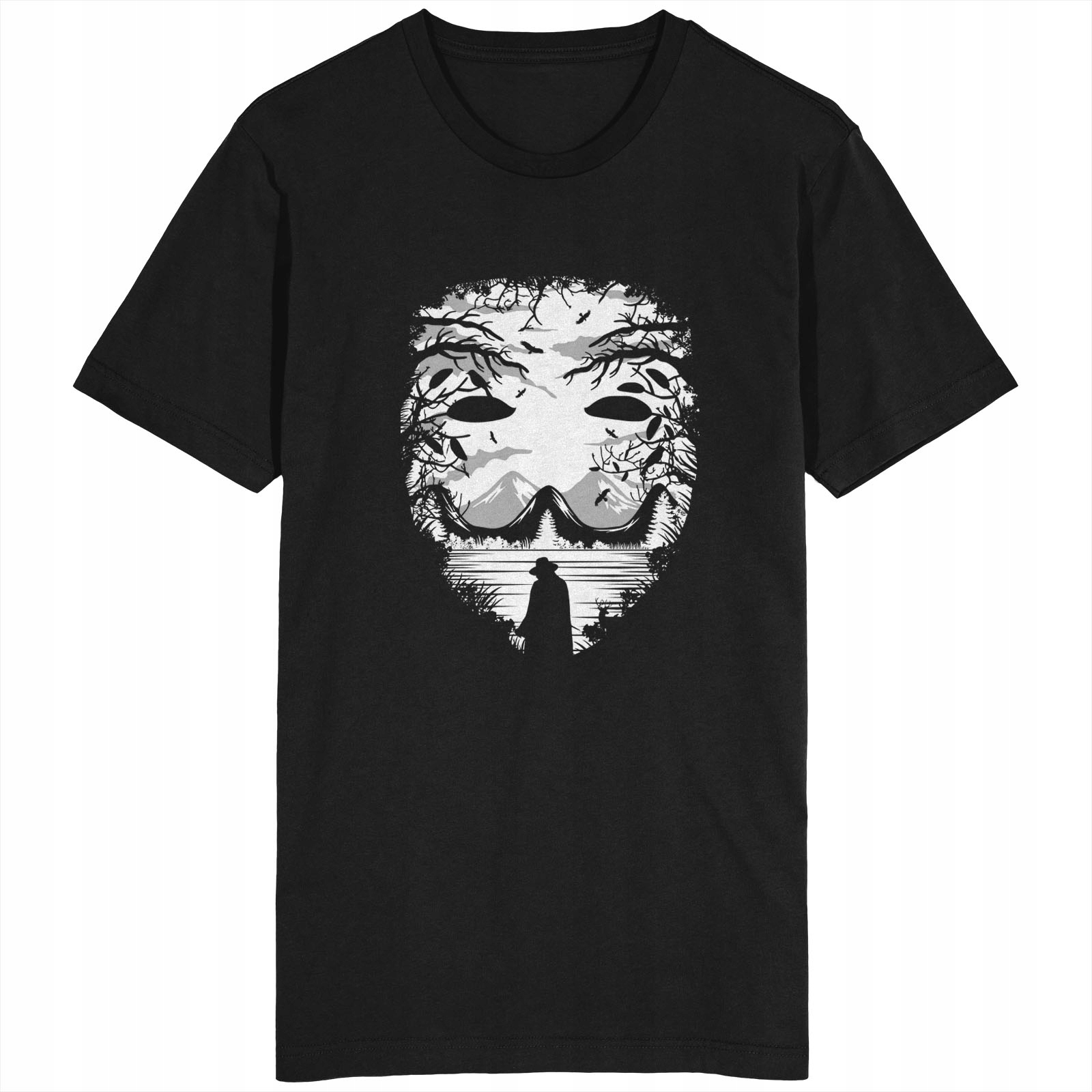 

V Jak Vendetta Koszulka Maska Anonymous Hacker