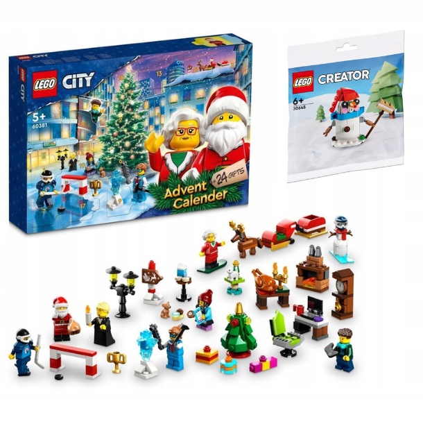 Lego City Adventní Kalendář 2023 Vánoční Dárková Dárek 60381 +dárek