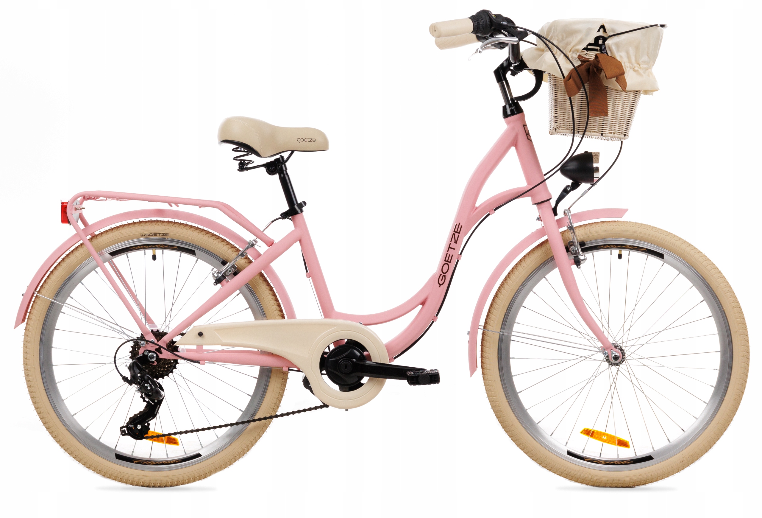 Rower Miejski Goetze Mood 24 Lekki Damka Shimano Kosz