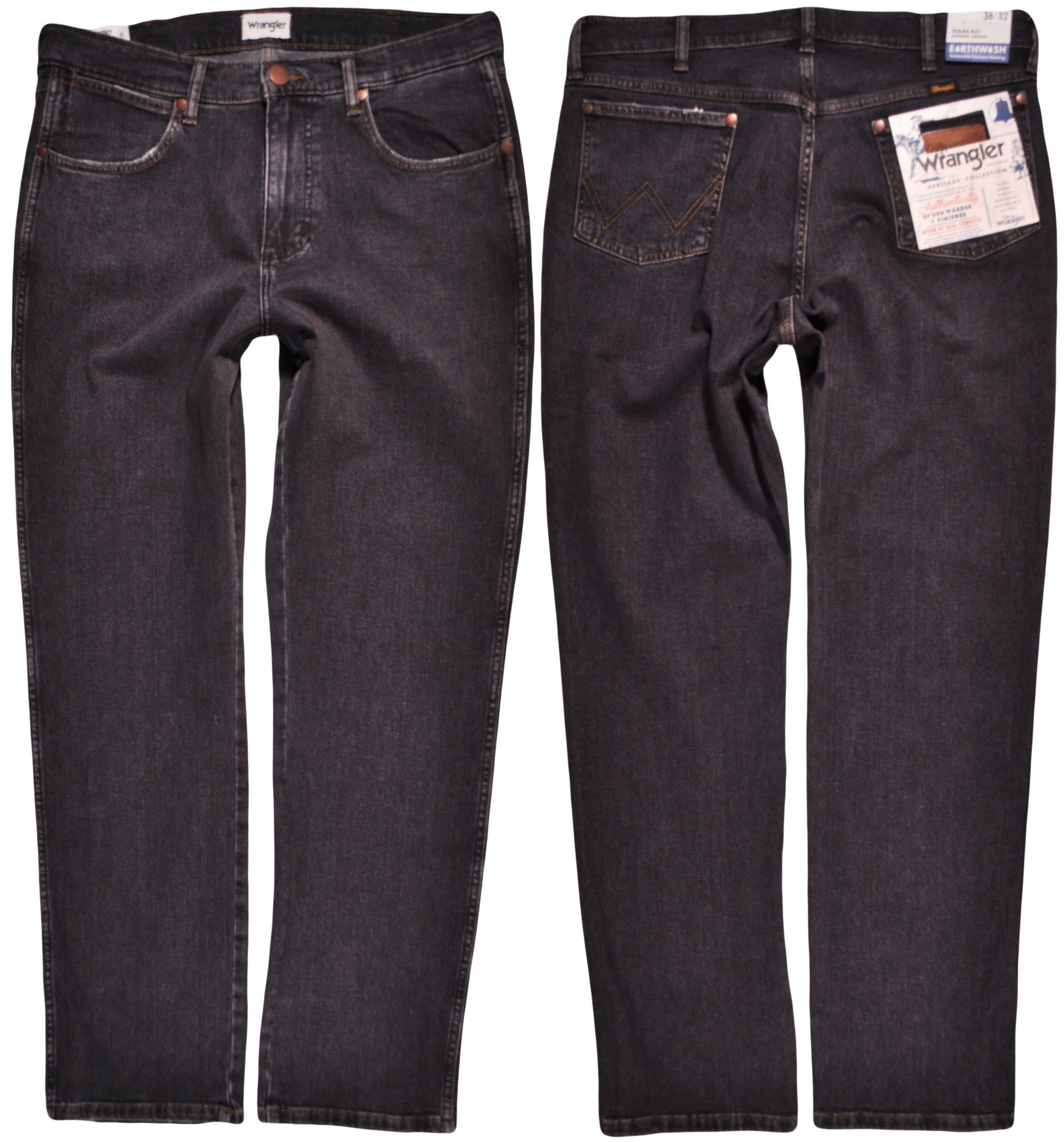 Wrangler džíny Regular grey Straight Texas W28 L32