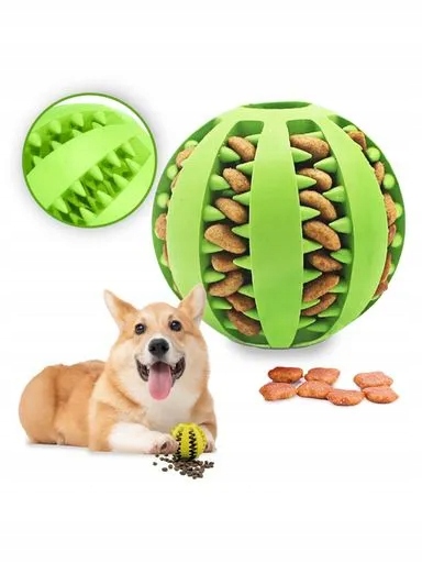 4x Mersjo Míček – kulička na pamlsky pro psy Snack Bowl