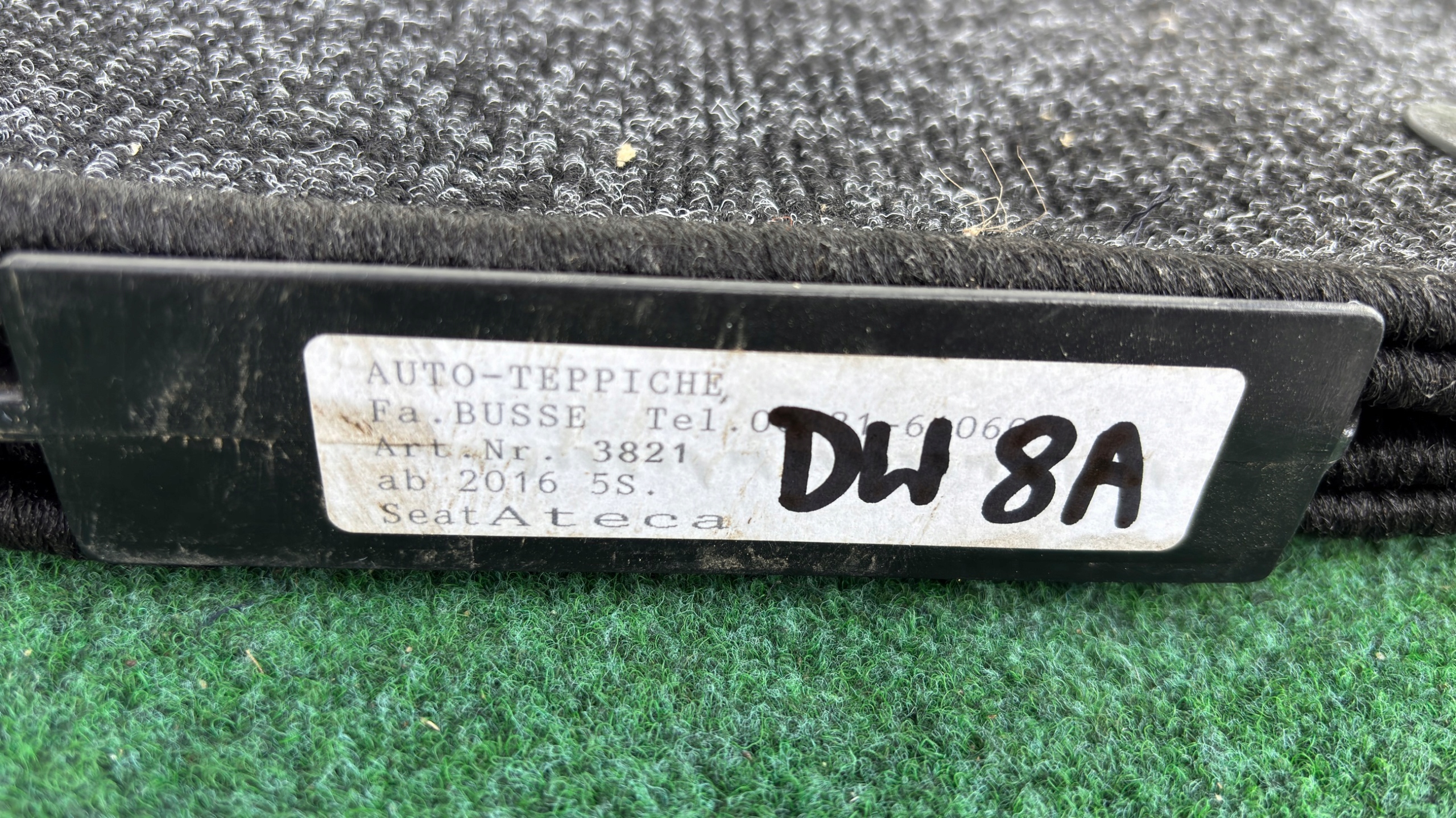 Tapis WELUROWE SCHERER KOMPLET SEAT ATECA 3821 DW8A