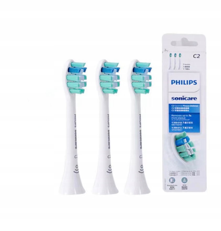 3 x C2 Wymienne główki szczoteczki do zębów kompatybilne z Philips Sonicare