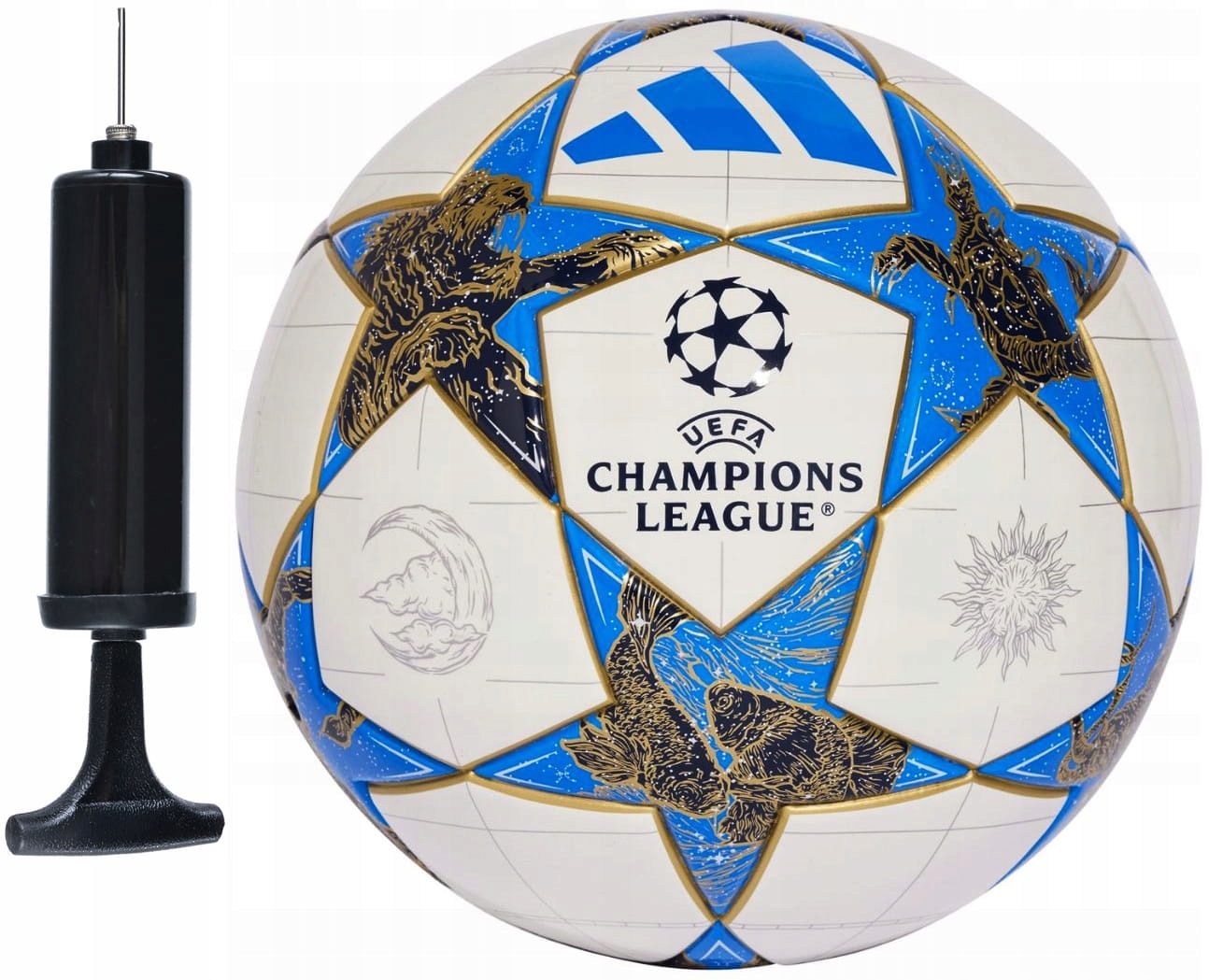 Adidas Lekka Piłka Nożna Do Nogi Liga Mistrzów Treningowa Dla Dzieci Pompka