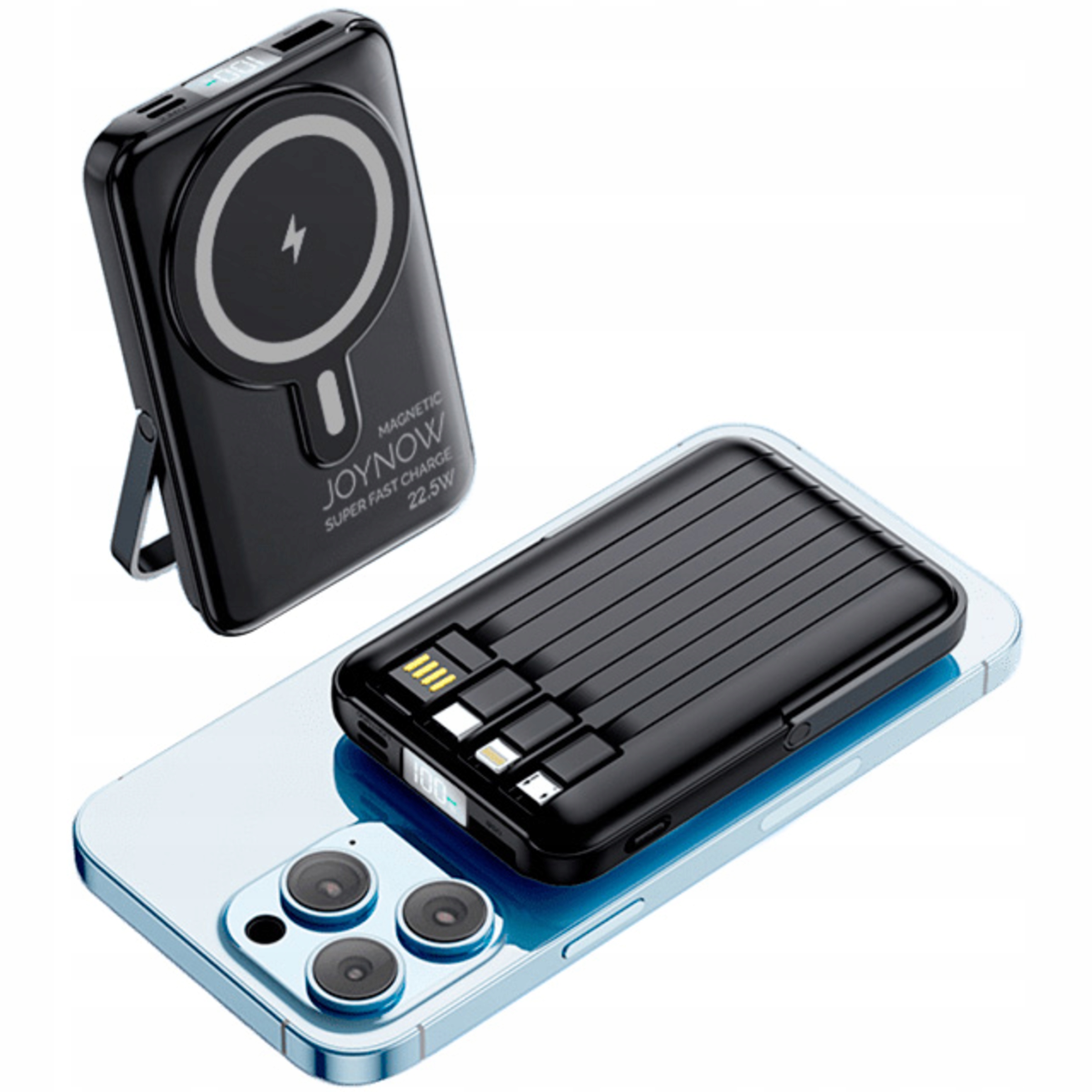 Powerbanka MagSafe 10000 mAh 22.5 W Bezdrátová Magnetická výkonná a rychlá