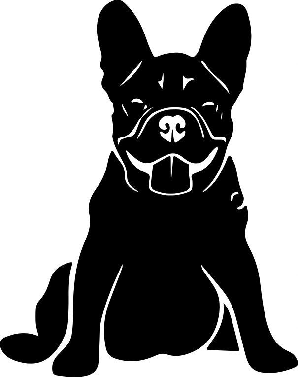 

Naklejka Buldog Francuski 15,2 X 12 CM