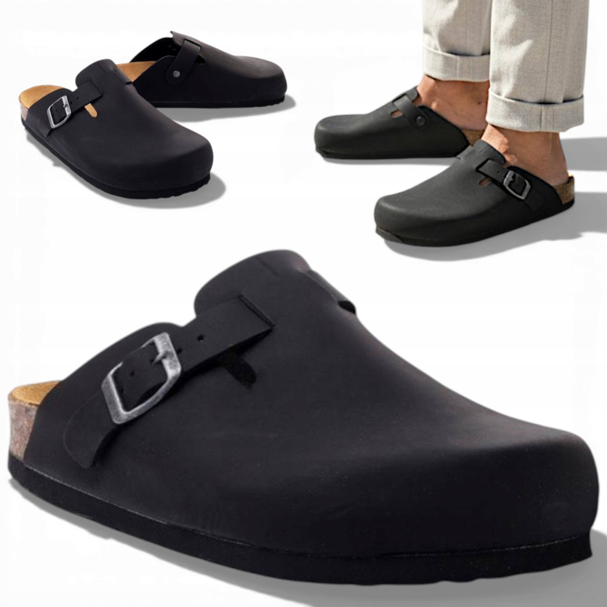 Dr. Brinkmann 44 Pánské Pantofle Přírodní Kůže Profilované Zakryté Prsty