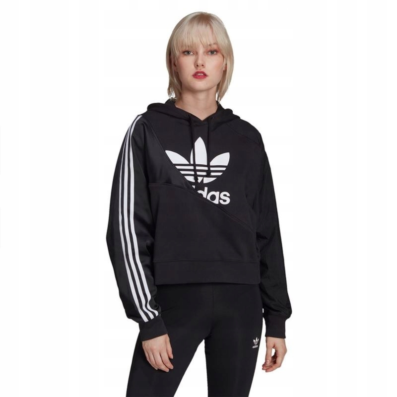 Adidas Adicolor Mikina s kapucí Split Trefoil HC7050 36