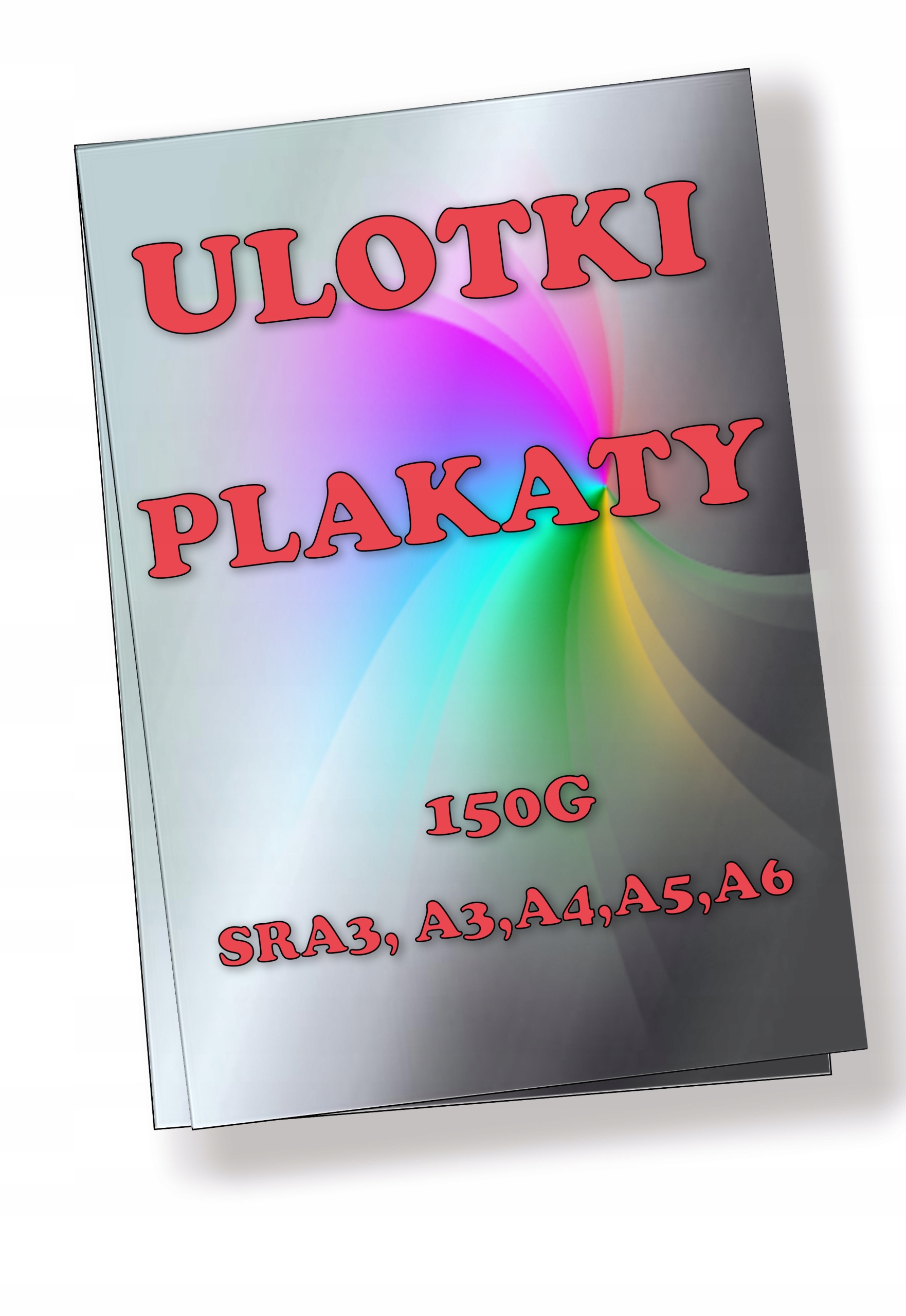 Plakat A3 lub SRA3 Pakiet 50 sztuk - 150g
