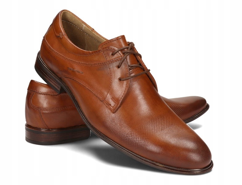 

Buty Męskie Skóra Wizytowe Komodo 877L Brązowy 45