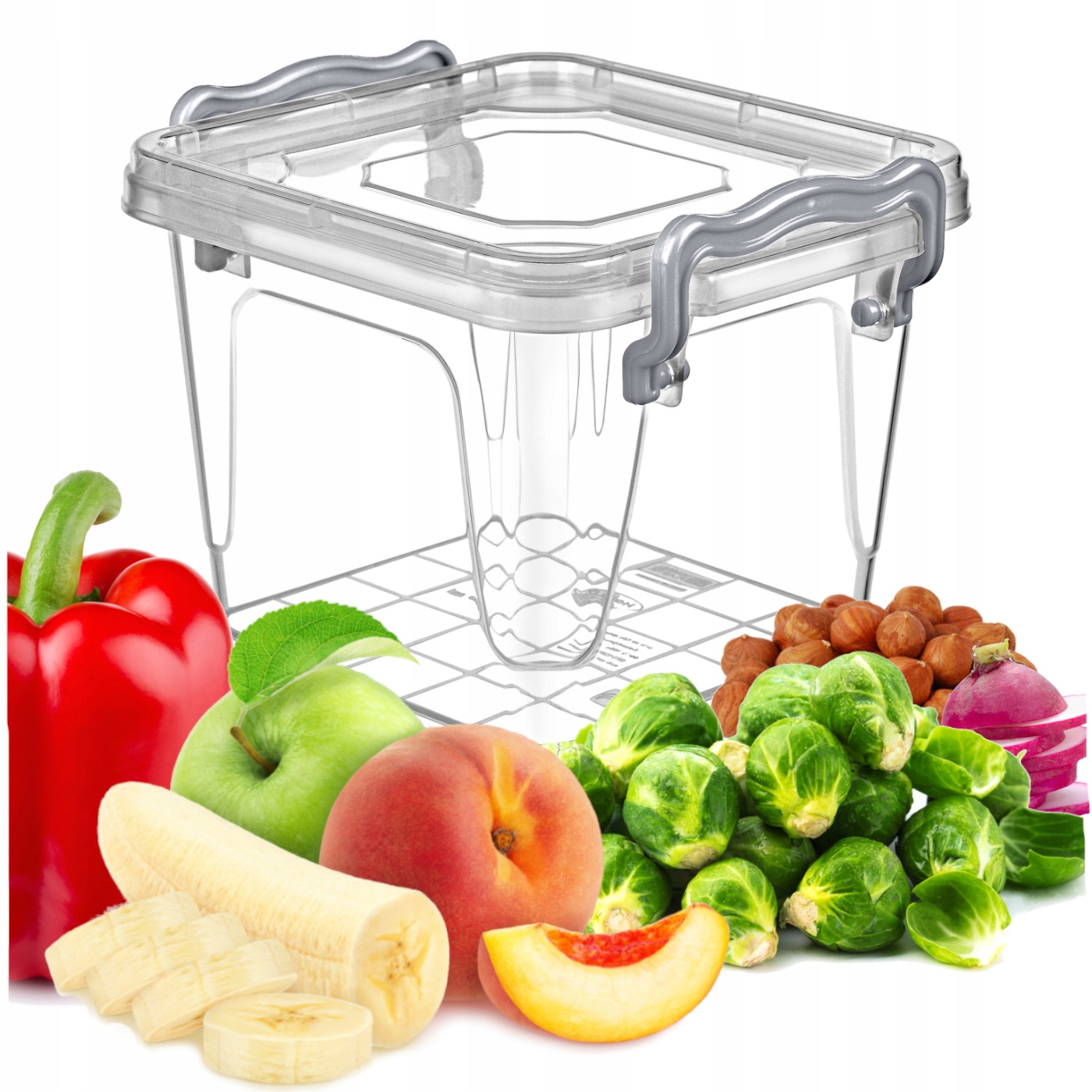 

Pojemnik Na Żywność Pudełko Box Kwadratowy 0,55L
