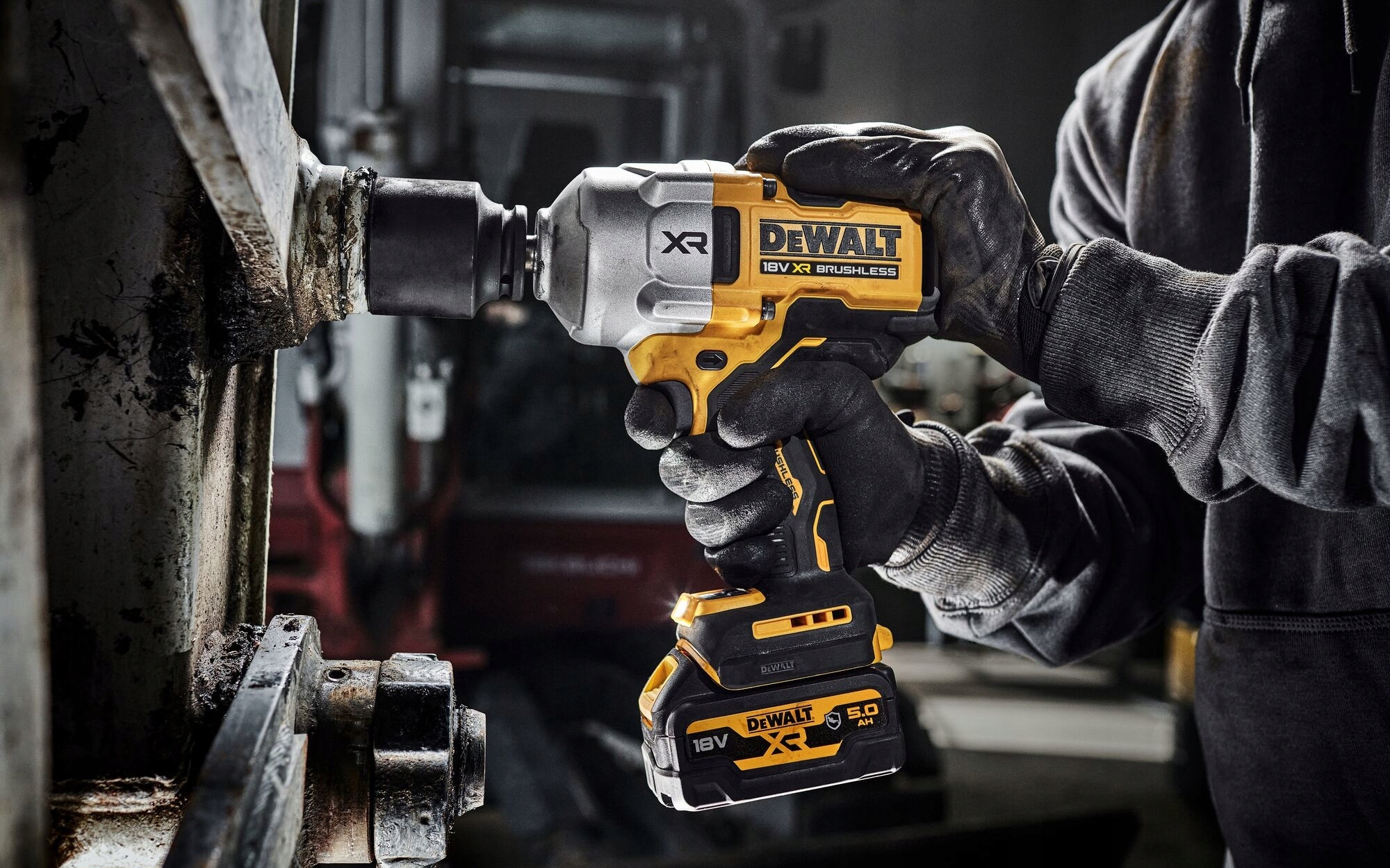 KLUCZ UDAROWY 18V 1/2 DEWALT AKUMULATOROWY 1626NM 2x5AH DCF961P2T Prędkość obrotowa 1200 obr./min