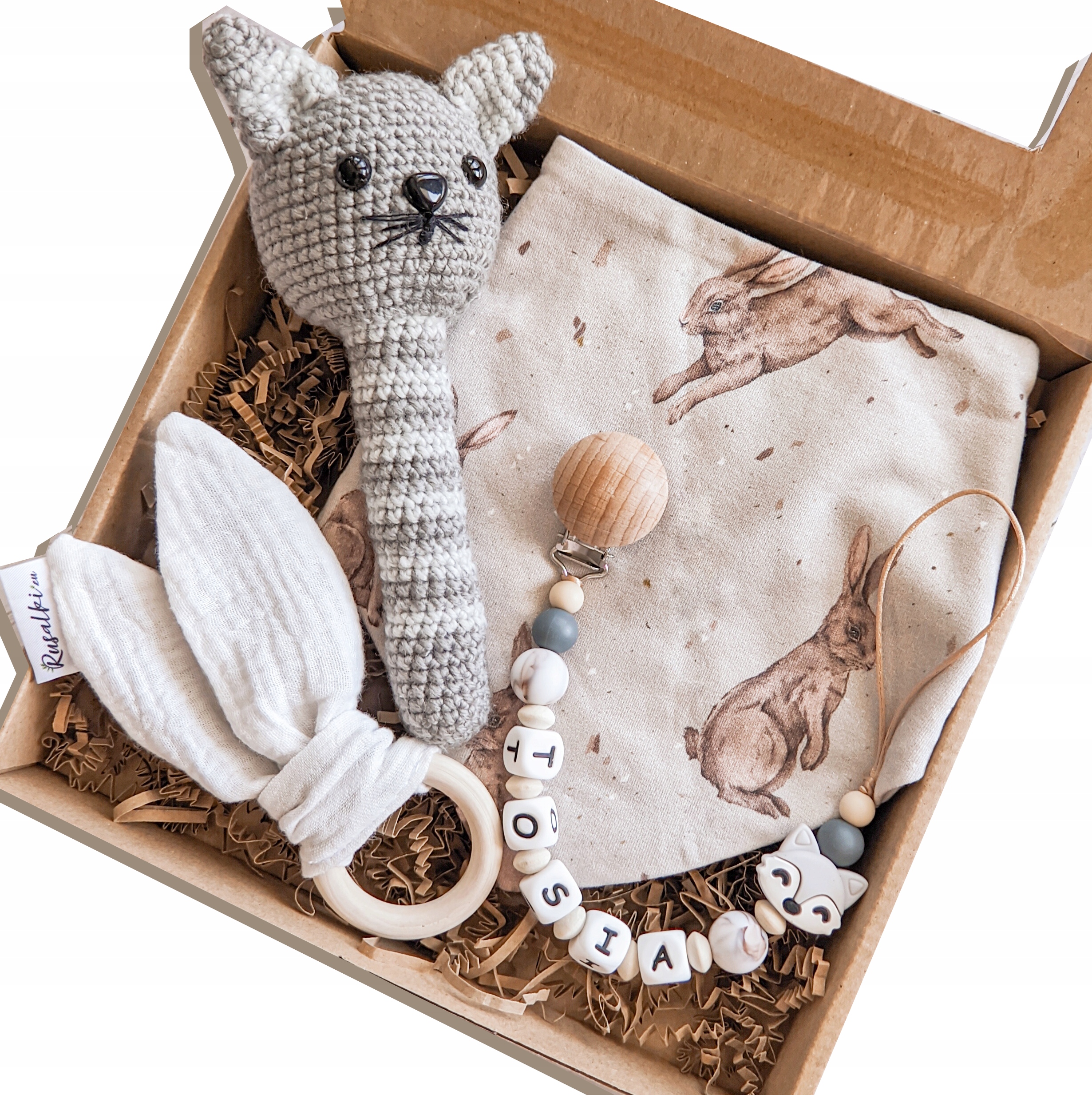 Sada ručně vyrobených doplňků pro miminko, univerzální výbavička